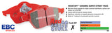 EBC 01-03 Mazda Miata MX5 1.8 (Sports Suspension) Redstuff Front Brake Pads - DP31452C