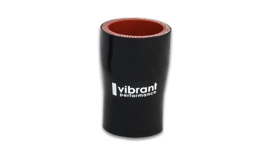 Vibrant 4 Ply Aramid Reducer Coupling 1.5in Inlet x 1in Outlet x 3in Length - Black - 2922
