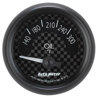 Autometer GT Series 52mm Short Sweep Electronic 140-300 Deg F Oil Temperature - 8048