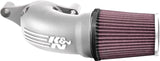 K&N 17-18 Harley Davidson Touring Models Performance Air Intake System Silver - 57-1139S