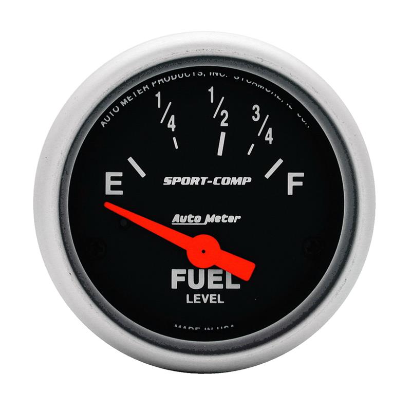 Autometer 2-1/16in 73 OHMS Empty / 10 OHMS Full Electric Sport-Comp Gauge - 3315