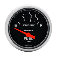 Autometer 2-1/16in 73 OHMS Empty / 10 OHMS Full Electric Sport-Comp Gauge - 3315