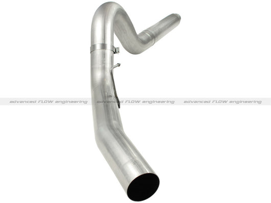 aFe MACHForce XP 5in DPF-Back Stainless Steel Exh Sys, No tip,Ford Diesel Trucks 08-10 V8-6.4L - 49-43054