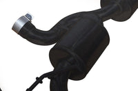 Injen 07-17 Jeep Wrangler JK 3.6L/3.8L 63mm Stealth Black Axle-back Exhaust w/ 4in Black Tips - SES5004BLK