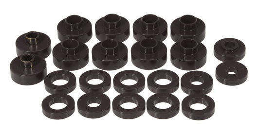 Prothane 76-79 Jeep CJ5/CJ7 Body Mount 22 Bushing Kit - Black - 1-102-BL