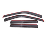 AVS 11-18 Ford Explorer Ventvisor In-Channel Front & Rear Window Deflectors 4pc - Smoke - 194293