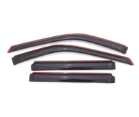 AVS 11-18 Ford Explorer Ventvisor In-Channel Front & Rear Window Deflectors 4pc - Smoke - 194293