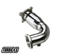 Turbo XS 2015+ Subaru WRX Front Pipe w/ Catalytic Converter - txs-W15-FP-1C