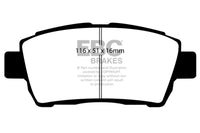 EBC 11-15 Scion IQ 1.3 Yellowstuff Front Brake Pads - DP41295R