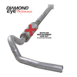 Diamond Eye KIT 4in CB SGL MFLR RPLCMENT PIPE SS 01-05 CHEVY/GMC 6.6L 2500/3500 - K4110S-RP