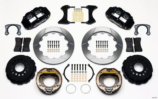 Wilwood Narrow Superlite 4R Rear P-Brk Kit 12.88in Big Ford New Style 2.50in Off Stag Mount - 140-13677