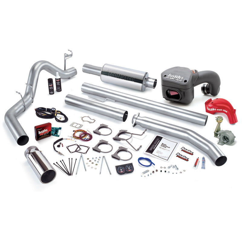 Banks Power 02 Dodge 5.9L 235Hp Std Cab PowerPack System - SS Single Exhaust w/ Chrome Tip - 49396