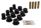 Energy Suspension 95-97 Toyota Tacoma / 89 4Runner / 89-95 Pick Up Black Rear Leaf Spring Shackle Bu - 8.2108G