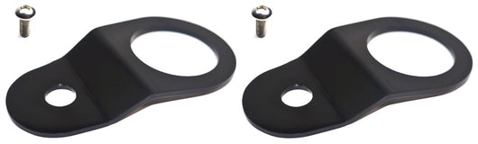 Torque Solution Radiator Mount Combo (Black) : Mitsubishi Evolution 7/8/9 - TS-EV-009c