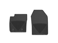 WeatherTech 11+ Ford Fiesta Front Rubber Mats - Black - W240