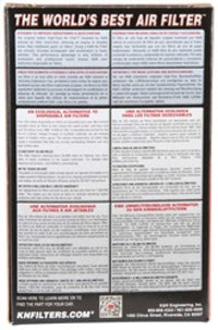 K&N Filter Universal Rubber Filter 1-11/16in FLG / 3in OD / 5in Height - RU-0210