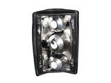 ANZO 2000-2005 Ford Excursion Taillights Black - 211051
