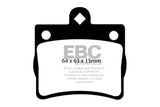 EBC 95-97 Mercedes-Benz C220 (W202) 2.2 (Single Pin Rear) Ultimax2 Rear Brake Pads - UD739