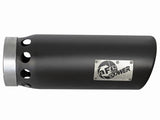 aFe MACHForce XP Cat-Back SS-304 5in Interooled Exhaust Tip 5in In x 6in Outx16inL Bolt-On Right Blk - 49T50601-B161