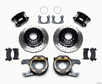 Wilwood D154 P/S Park Brake Kit Drilled New Big Ford 2.50in Offset - 140-12209-D