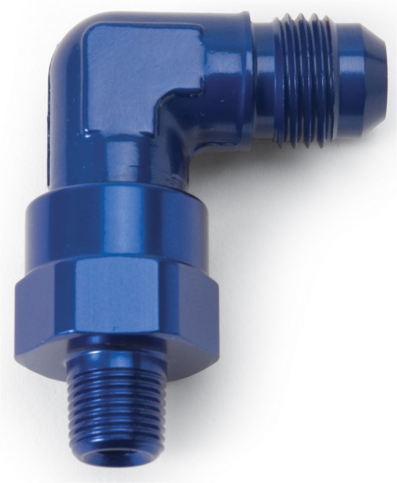 Russell Performance -12 AN 90 Degree Male to Male 1/2in Swivel NPT Fitting - 614122