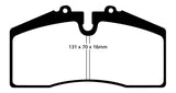 EBC 05+ Ford Saleen Mustang Brembo front calipers Redstuff Front Brake Pads - DP31014C