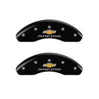 MGP 4 Caliper Covers Engraved Front Viper Rear Snake Yellow Finish Black Char 2002 Dodge Viper - 12203SSNPYL