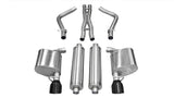 Corsa 11-13 Chrysler 300 R/T 5.7L V8 Black Xtreme Cat-Back Exhaust - 14537BLK