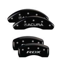MGP 4 Caliper Covers Engraved Front & Rear MGP Black finish silver ch - 39011SMGPBK