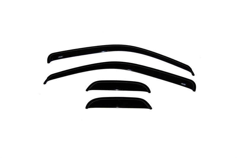 AVS 04-12 Chevy Colorado Ext. Cab Ventvisor Outside Mount Window Deflectors 4pc - Smoke - 94503
