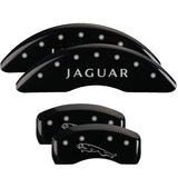 MGP 4 Caliper Covers Engraved Front & Rear MGP Black finish silver ch - 39016SMGPBK