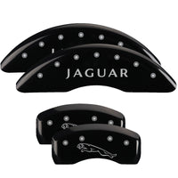 MGP 4 Caliper Covers Engraved Front & Rear MGP Black finish silver ch - 39016SMGPBK