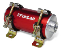Fuelab Prodigy High Flow Carb In-Line Fuel Pump - 1800 HP - Red - 41403-2