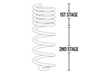 Fabtech 07-18 Jeep JK 4WD 4-Door 3in Rear Long Travel Coil Spring Kit - FTS24166