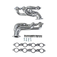 BBK 10-15 Camaro LS3 L99 Shorty Tuned Length Exhaust Headers - 1-3/4 Silver Ceramic - 40200