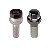 McGard 5 Lug Hex Install Kit w/Locks (Radius Seat Bolt) M14X1.5 / 17mm Hex / 27.5mm Shank L. - Black - 68174BK