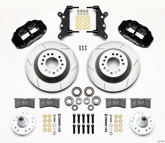 Wilwood Narrow Superlite 6R Front Hub & 1PC Rtr Kit 12.88in 60-68 Ford / Mercury Full Size / Galaxie - 140-13654