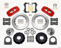 Wilwood AERO6 Front Hub Kit 14.00in Red TCI-IFS 71-78 (Pinto Based) - 140-13226-R