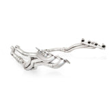 Stainless Works 2010-14 Ford F-150 Raptor 1-7/8in Primaries 3in High-Flow Cats X-Pipe - FTR12HCATSC