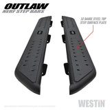 Westin 14-18 Chevrolet/GMC Silv/Seirra 1500 Double Cab Outlaw Nerf Step Bars - 58-53715
