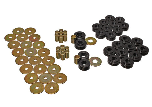 Energy Suspension Gm Body Mount Set - Black - 3.4128G