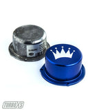 Turbo XS 15-16 Subaru WRX Billet Aluminum Vacuum Pump Cover - Blue - txs-W15-VPC-BLU