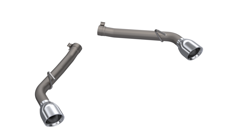 QTP 10-13 Chevrolet Camaro SS 6.2L 304SS Eliminator Muffler Delete Axle Back Exhaust w/4.5in Tips - 700110
