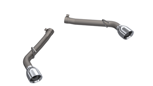 QTP 10-13 Chevrolet Camaro SS 6.2L 304SS Eliminator Muffler Delete Axle Back Exhaust w/4.5in Tips - 700110