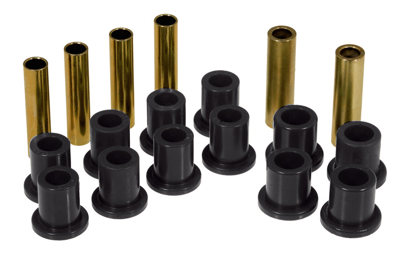 Prothane Dodge Dakota Rear Spring & Shackle Bushings - Black - 4-1007-BL