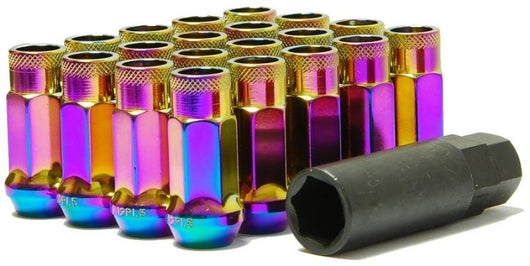 Wheel Mate Muteki SR48 Open End Lug Nuts - Neon 12x1.25 48mm - 32905N