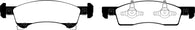 EBC 02-06 Ford Expedition 4.6 2WD Greenstuff Front Brake Pads - DP61651
