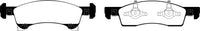 EBC 02-06 Ford Expedition 4.6 2WD Yellowstuff Front Brake Pads - DP41651R