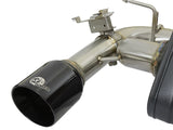 aFe MACHForce XP 16-17 BMW 340i/iX 440i/iX L6-3.0L (t) SS Axle-Back Exhaust w/Black Tip - 49-36335-B