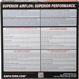 K&N Custom Round Filter 5-1/8in FLG / 9in OD x 4-1/8in HW/VENT - 60-1120